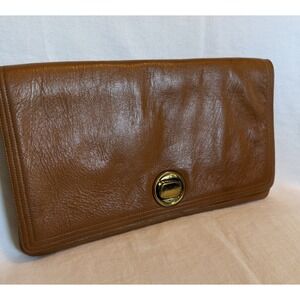Vintage Beige CLUTCH, EVENING WEAR BAG, PURSE 70's 80's